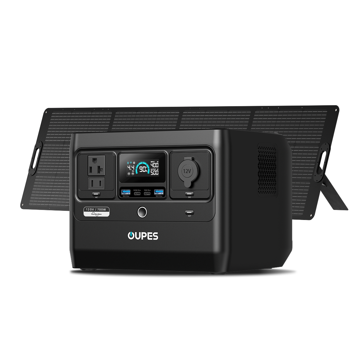 Exodus 700 + 240W Solar Panel | Solar Generator Kits