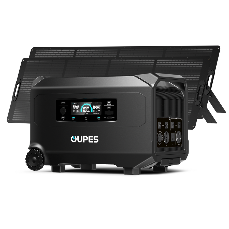 (Sold Out) OUPES Guardian 6000 + 2*240W Solar Panel | Solar Generator Kit