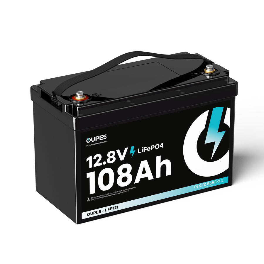 (Sold Out) OUPES LFP121 12V 108Ah LiFePO4 Lithium Deep Cycle Battery